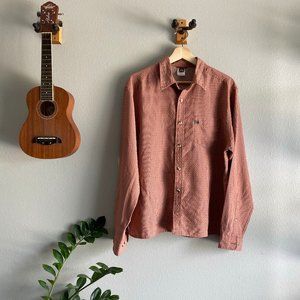 The North Face Men's Button Down Shirt in Orange